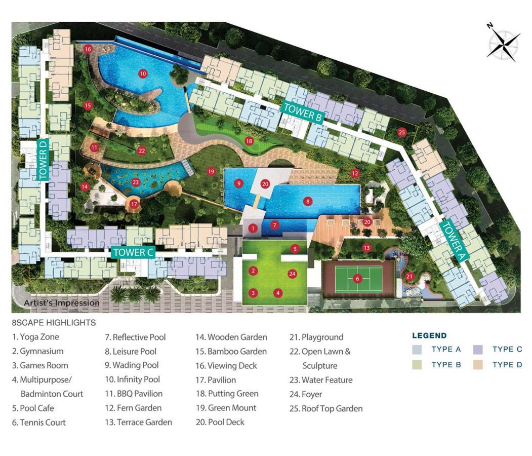 Homenest Jb City Poolview Suite By Cozy Home Johor Bahru Extérieur photo